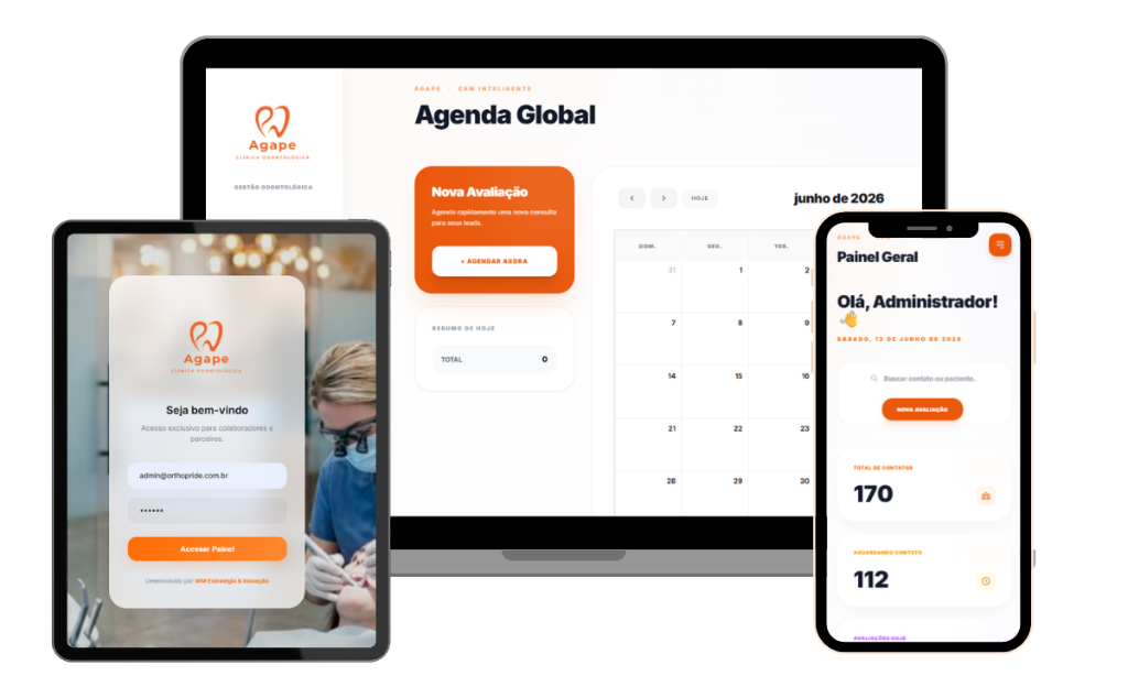 Clínicas App Mockup