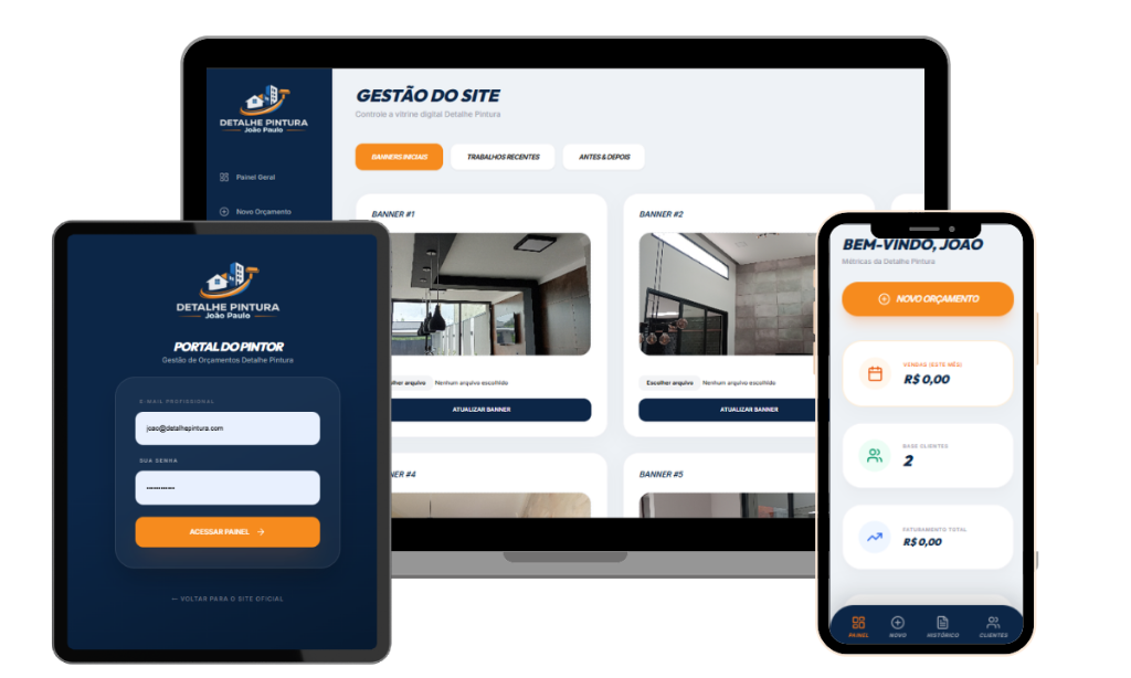 Orçamentos Profissionais Mockup
